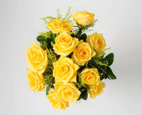 Buquê de 12 Rosas Amarelas - Imagem 2