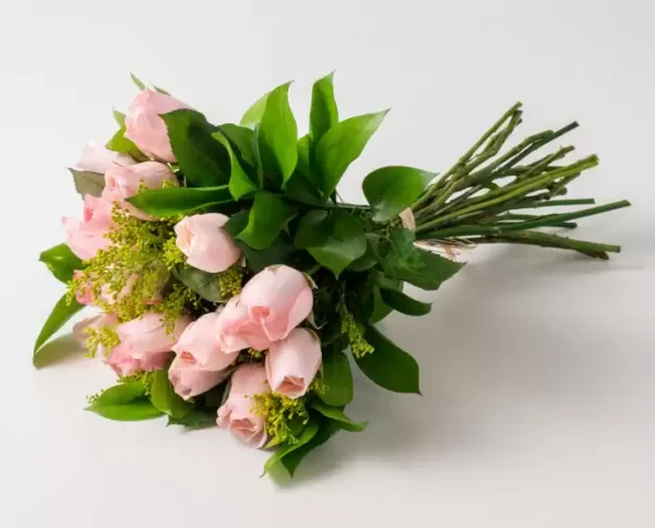 Buquê de 18 Rosas Rosadas - Imagem 2
