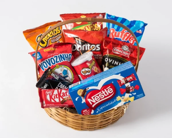 Cesta de Chocolates e Guloseimas - Imagem 2